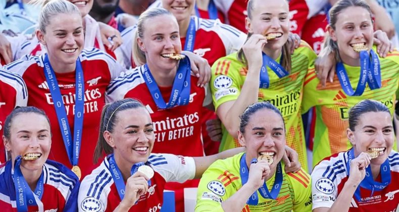 Kadınlar Şampiyonlar Ligi’nde Şampiyon Arsenal!