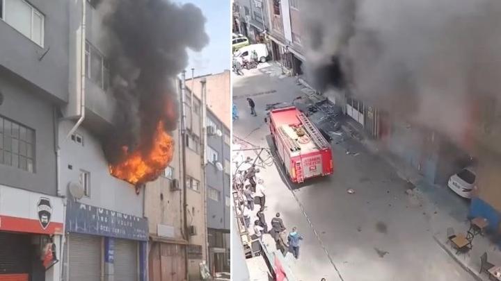 Kağıthane’de İş Yerinde Yangın: 1 Ölü, 3 Yaralı