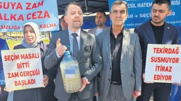 Kapaklı’da Su İsyanı