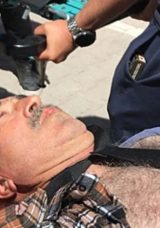 Korku dolu 3 dakika: Dede ve torun Melendiz Çayı’na düştü!