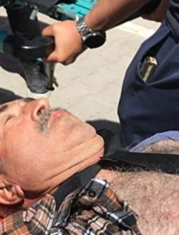 Korku dolu 3 dakika: Dede ve torun Melendiz Çayı’na düştü!