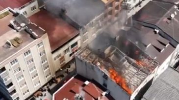 Küçükçekmece’de Korkutan Yangın