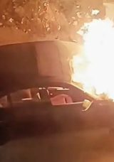 Lüleburgaz’da LPG Tankerinde Dolum Sırasında Yangın Çıktı