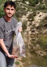 MAKÜ’de Ekolojik Yaşam Alanındaki Gölette Bin Balık Bırakıldı