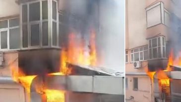 Mecidiyeköy’deki Kafede Yangın Korkusu