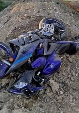 Motosiklet Yoldan Çıktı, İki Genç Hayatını Kaybetti