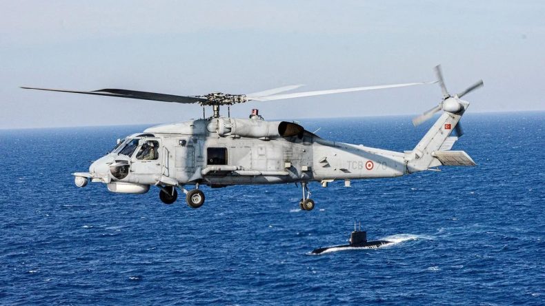 MSB Duyurdu! DENİZKURDU-2/2025 Tatbikatı’nda SH-70 Helikopteri Acil İniş Yaptı!