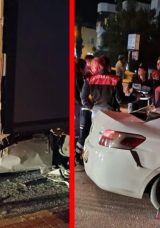 Otomobil, Park Halindeki TIR’a Çarptı: 2 Kişi Hayatını Kaybetti