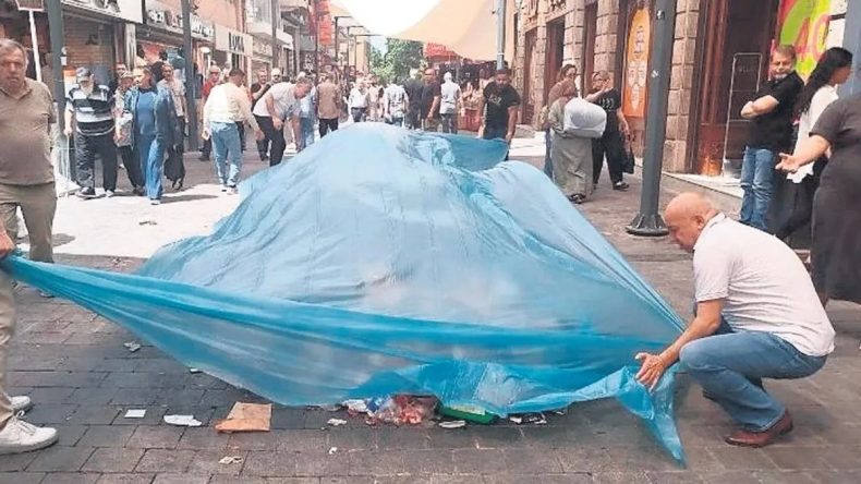 Rezaletten geriye bu görüntü kaldı