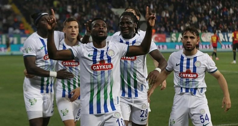 Rize, Şov Yaparak Süper Lig’de Kalmayı Garantiledi