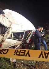 Samsun’da Minibüs Şarampole Devrildi; 1 Ölü, 4 Yaralı