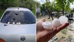 Şanlıurfa’da Kar Topu Büyüklüğünde Dolu Yağışı: Ekili Araziler ve Araçlar Zarar Gördü