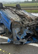 Sivas’ta otomobil karşı şeride geçip başka araca çarptı: 1 ölü 4 yaralı