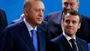 SON DAKİKA… Başkan Erdoğan Macron ile görüştü