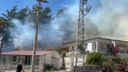 Son Dakika: Marmaris’te Orman Yangını Başladı