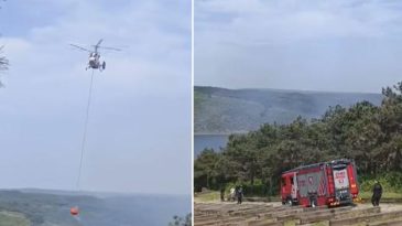 Sultangazi Kent Ormanı’nda Yangın Başladı