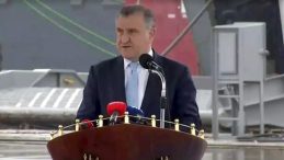 TCG Anadolu İstanbul Boğazı’ndan Geçti