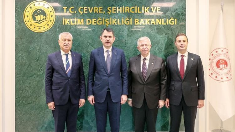 Üç Başkan Kurum’u Ziyaret Etti