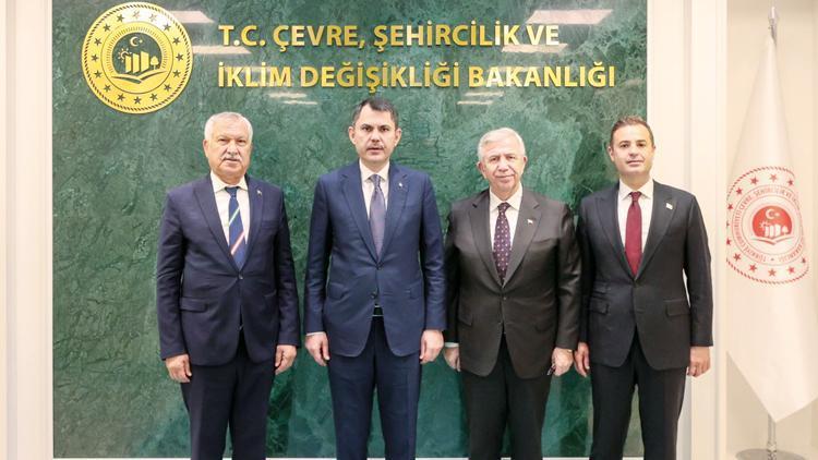 Üç Başkan Kurum’u Ziyaret Etti