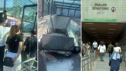 Ünalan metrosunda yürüyen merdiven sorunu