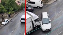 Üsküdar’da İETT Otobüsünden Dökülen Akaryakıt Trafiği Kaosa Soktu!
