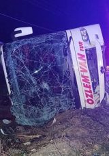 Van’da Yolcu Otobüsü Devrildi: 28 Yaralı