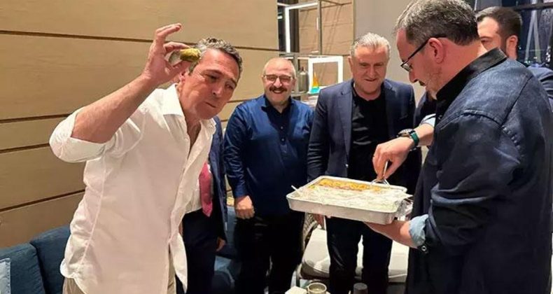 Varank ve Kasapoğlu’ndan Fenerbahçe Başkanı Ali Koç’a Baklava İkramı