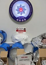 Yalova’da Zehir Tacirlerine Geçit Yok: Çok Sayıda Sentetik Ecza Kapsülü Ele Geçirildi!