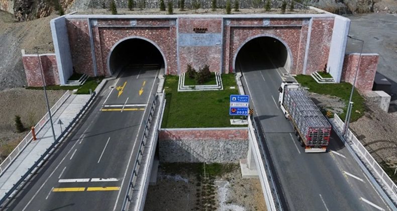 Yeni Zigana Tüneli’nden 2 Yılda 3 Milyon 490 Bin Araç Geçti