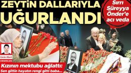 Zeytin Dallarıyla Uğurlandı… Sırrı Süreyya Önder’e Acı Veda