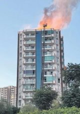 13 Katlı Binada Yangın Felaketi! Anne ve 3 Çocuğu Hayatını Kaybetti