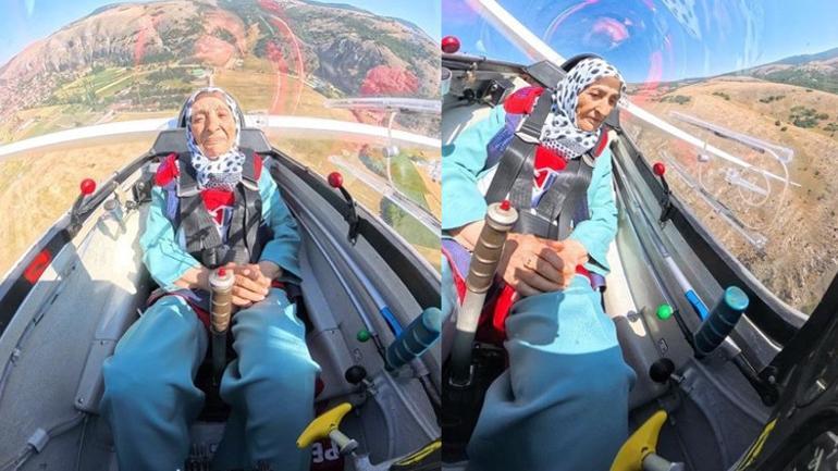 Mürüvvet Teyze'nin uçuş anı