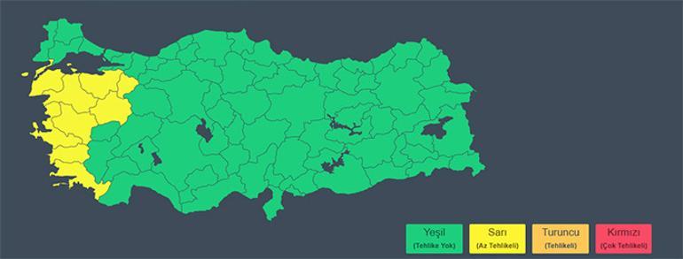 Yağış Uyarısı