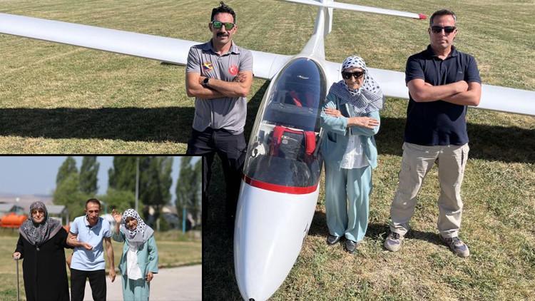 83 Yaşındaki Mürüvvet Teyze'nin Rüya Gibi Uçuşu Gerçekleşti!