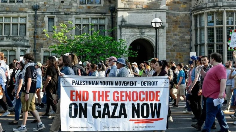 ABD’de Michigan Üniversitesi’nde skandal! Filistin yanlısı öğrencilere dedektifle gizli takip