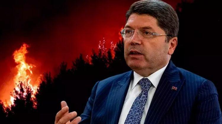 Adalet Bakanı Tunç'tan orman yangını açıklaması