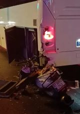 Alanya’da midibüs ile çarpışan motosiklet sürücüsü hayatını kaybetti
