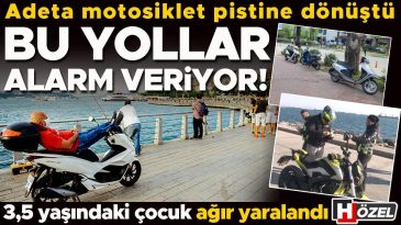 Alarm Veriyor: Motosikletler Yürüme Alanlarını Tehdit Ediyor