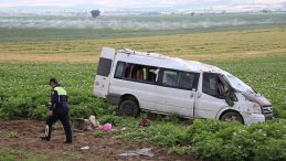 Amasya’da Korkunç Kaza! Yolcu Minibüsü Takla Attı: 1 Ölü, 4 Yaralı