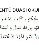 Amentü Duası: Okunuşu ve Anlamı