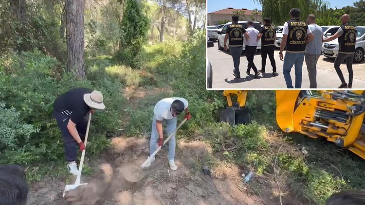 Antalya'da dehşet verici cinayet! Eşini gömdüğü yeri 7 yıl sonra itiraf etti