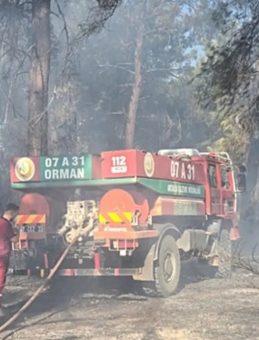 Antalya'da İki Farklı Bölgedeki Orman Yangınlarına Müdahale Başladı