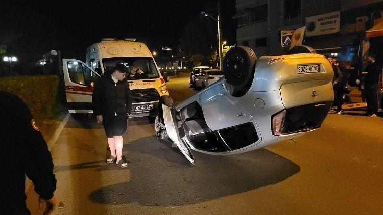 Aracıyla Takla Attı, Sorduğu Soru Şoke Etti