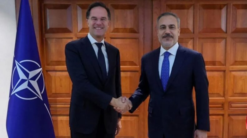 Bakan Fidan, NATO Genel Sekreteri Rutte ile Görüştü