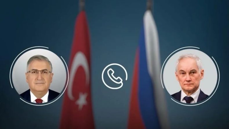Bakan Güler, Rus Mevkidaşı Belousov ile Telefon Görüşmesi Yaptı
