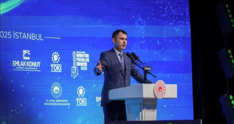 Bakan Kurum, Emlak Konut Anahtar Fikirler Zirvesi’nde Konuştu: Türk Yapı Sektörünün Gücünü Dünyaya Gösterdik