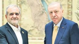 Başkan Erdoğan, İran Cumhurbaşkanı ile görüştü
