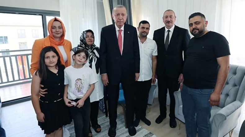 Başkan Erdoğan ve Aliyev’den Depremzede Aileye Sürpriz Ziyaret