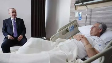 Başkan Erdoğan'dan AK Parti Genel Başkan Yardımcısı Yal&ccedil;ın'a "Ge&ccedil;miş Olsun" Ziyareti