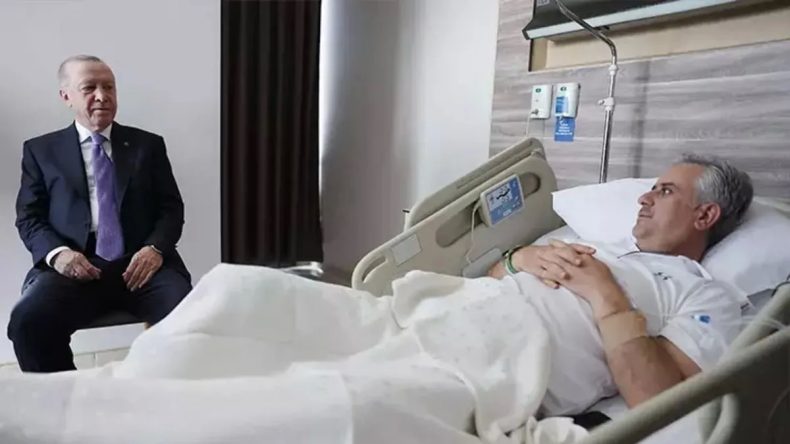 Başkan Erdoğan'dan AK Parti Genel Başkan Yardımcısı Yalçın'a "Geçmiş Olsun" Ziyareti